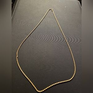 Vintage Trifari TM Rope Chain Necklace